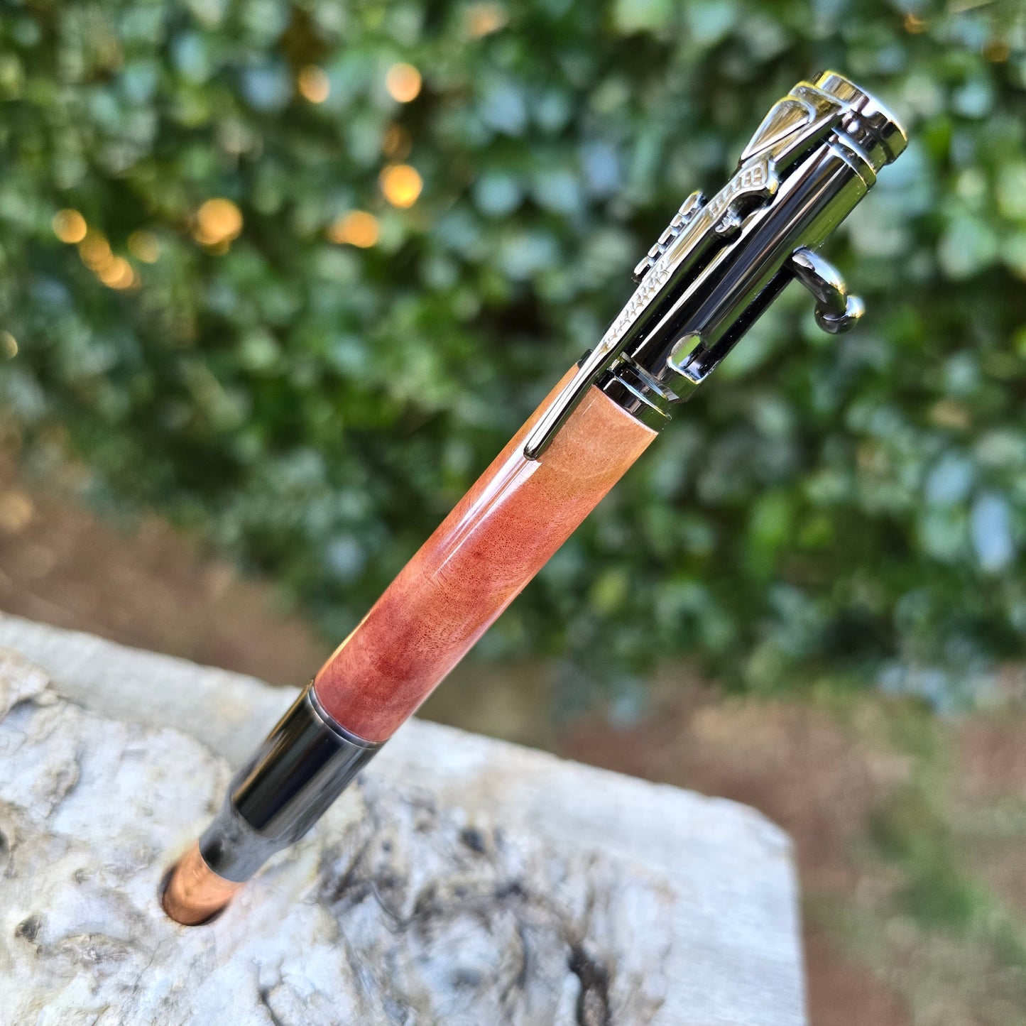 Brown Mallee Burl Ned Kelly Style Pen