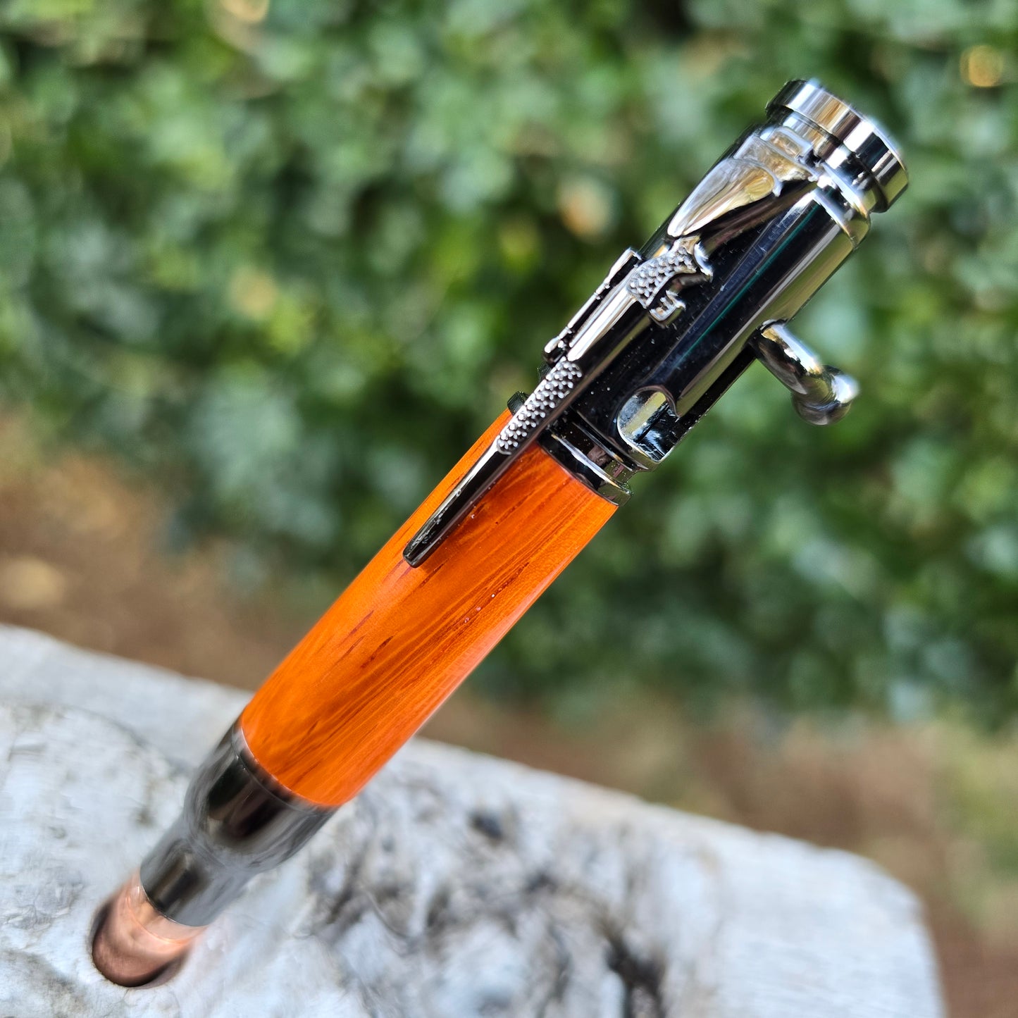 MINI African Padauk Ned Kelly Style Pen