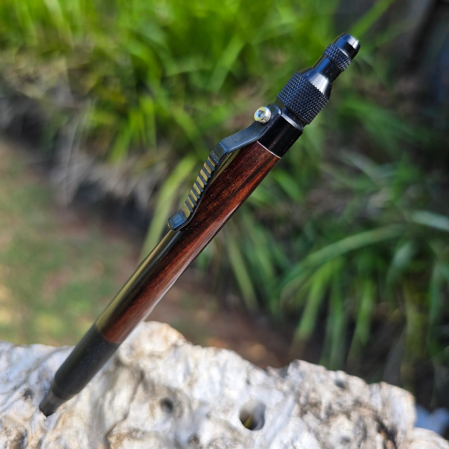 Ebony Anvil Click Style Pencil with Black Trim