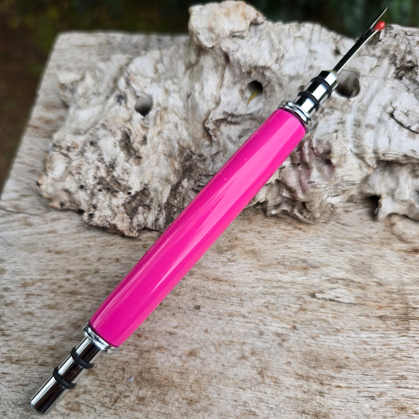 Acrylic Seam Ripper with Silver Trim