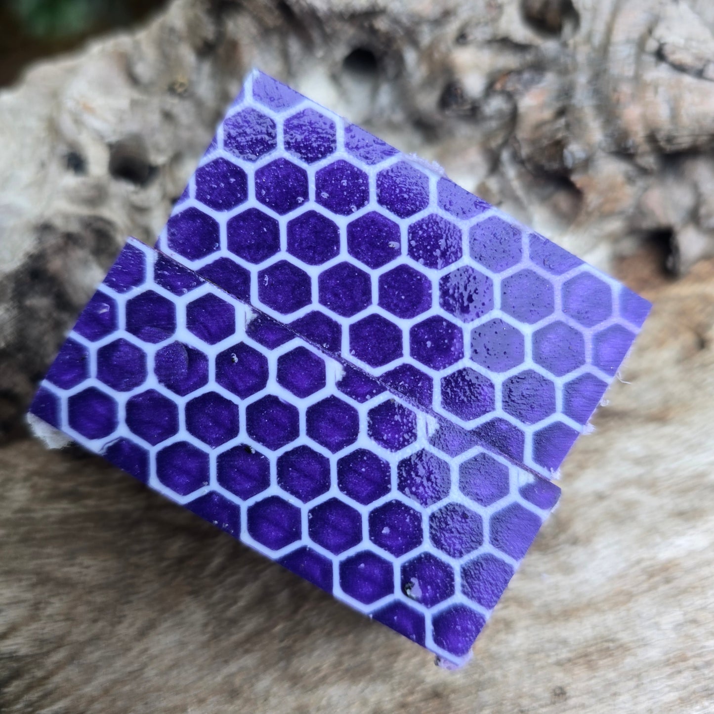 11/06/26 Live Turning - Purple 3D Printed Honeycomb Cuban Twist Style Pen