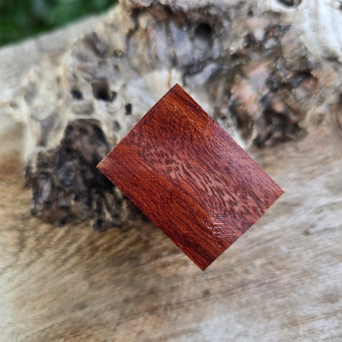 18/06/26 Live Turning - MINI Redgum Ned Kelly Style Pen with NATURAL WAX FINISH