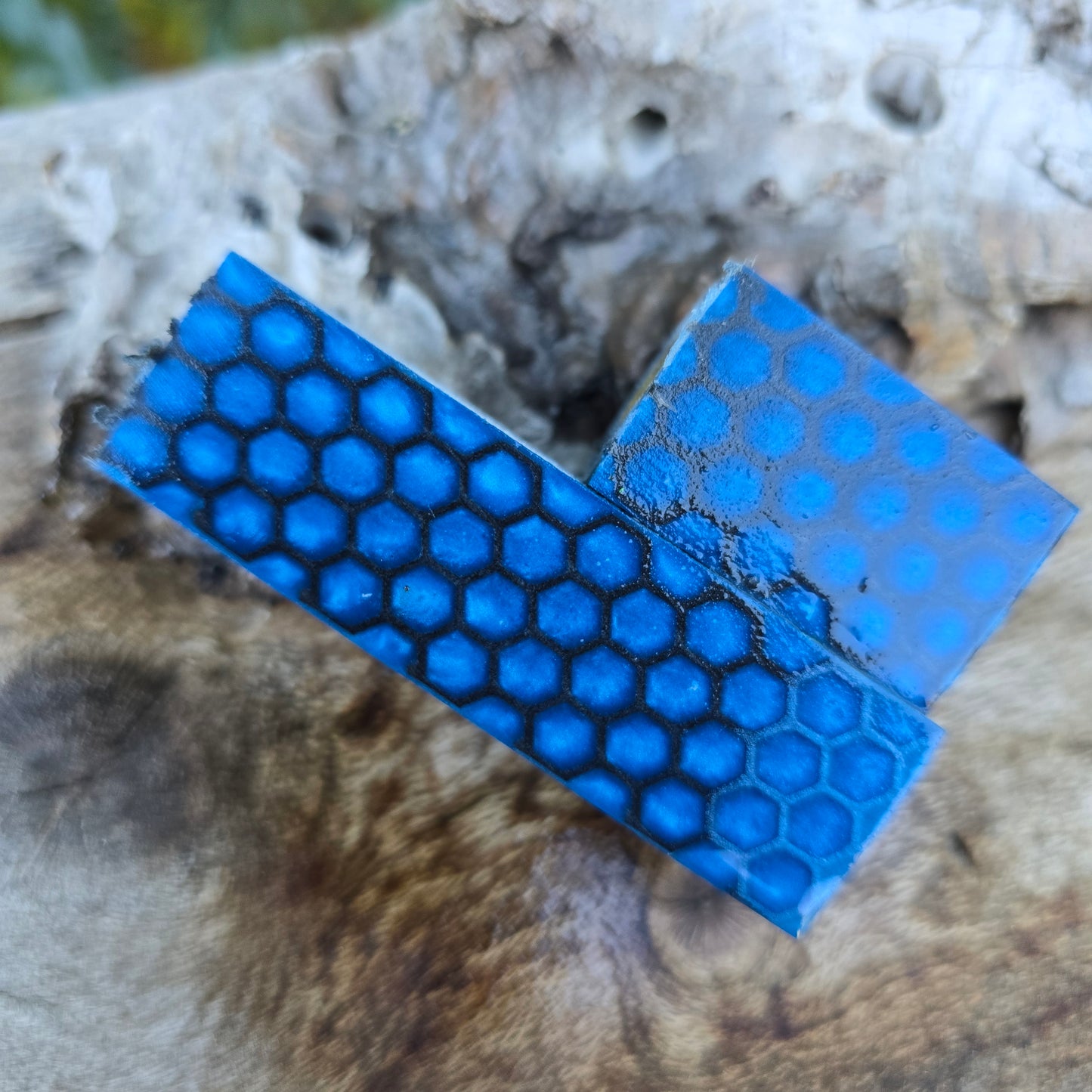 09/07/26 Live Turning - 3D Honeycomb Epoxy Resin Celestial Hive Rollerball Pen