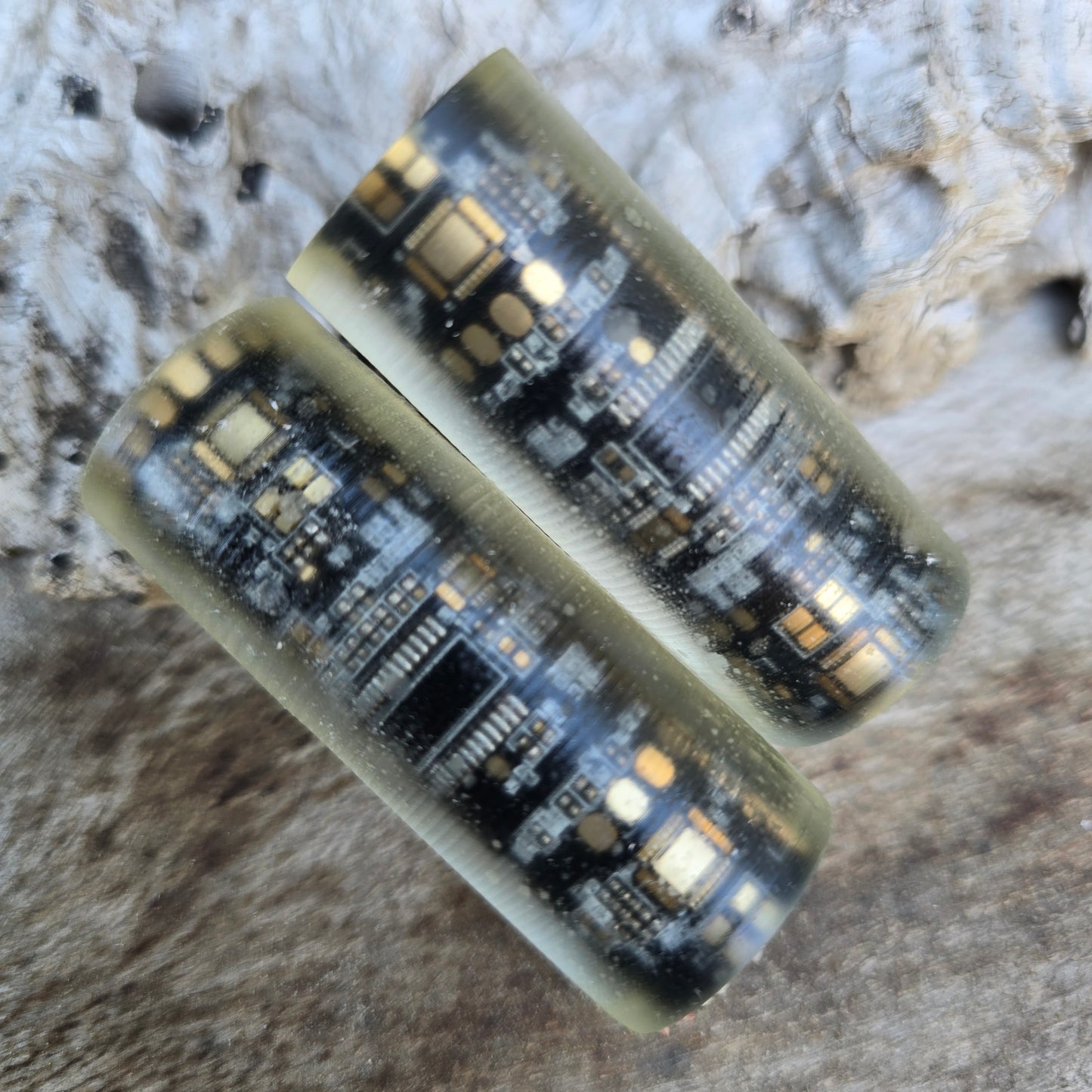 13/07/26 Live Turning - Computer Circuit Board Cuban Twist Style Pen