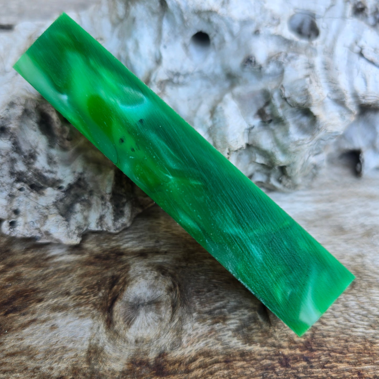 27/07/26 Live Turning - Green Acrylic Resin Imperial Click Style Pen