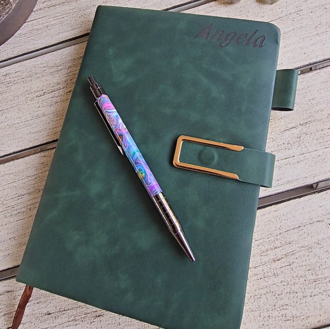 Personalized Premium Faux Leather Softcover Notebook