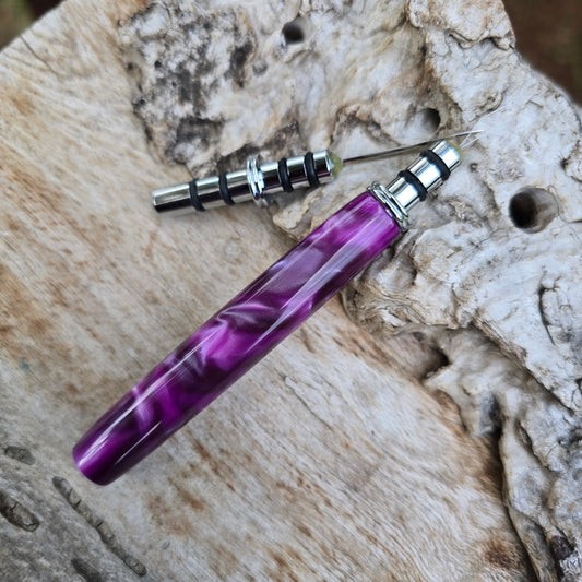 Acrylic Seam Ripper with Silver Trim