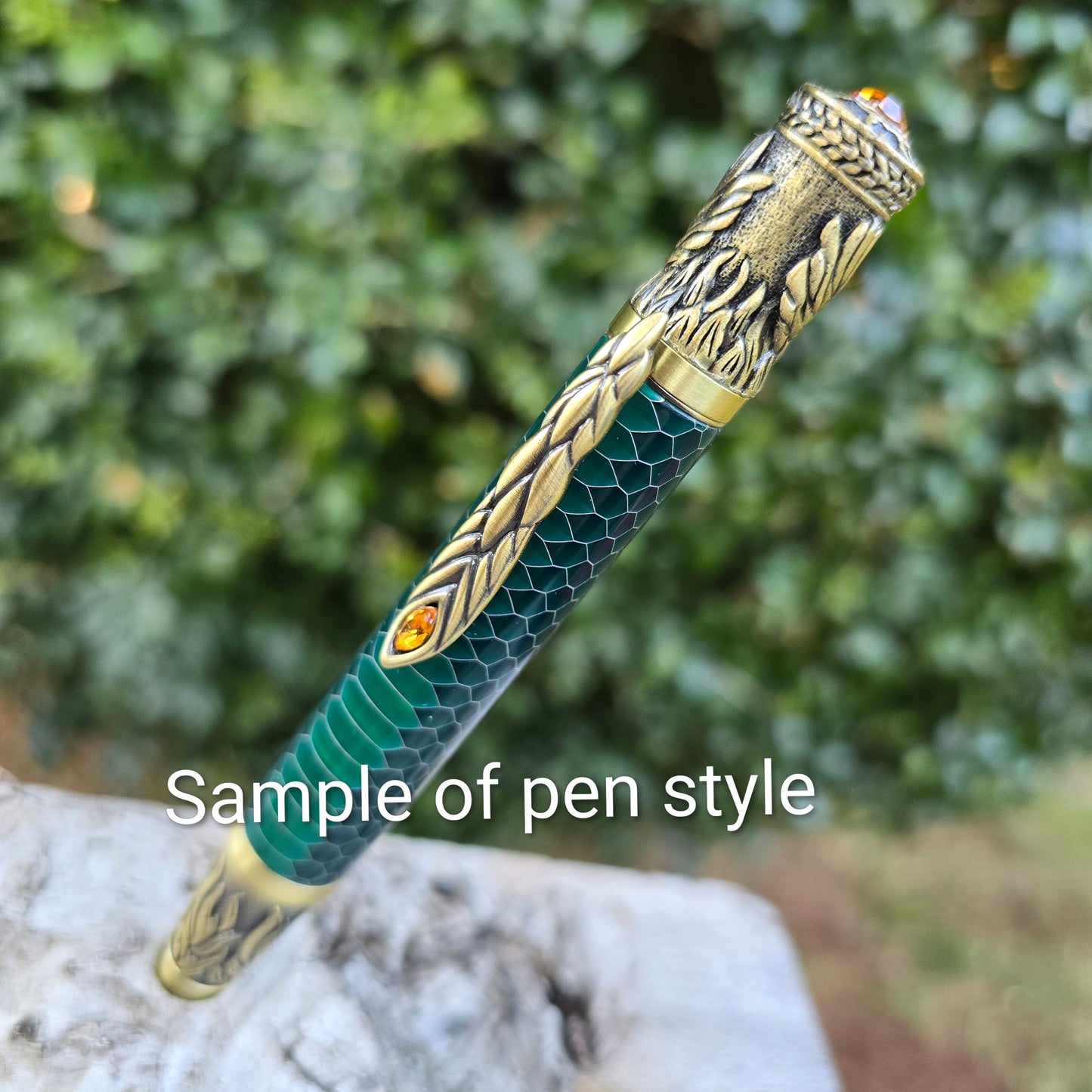 15/09/25 Live Turning - Acrylic Dragon Scale Phoenix Rising Style Twist Pen