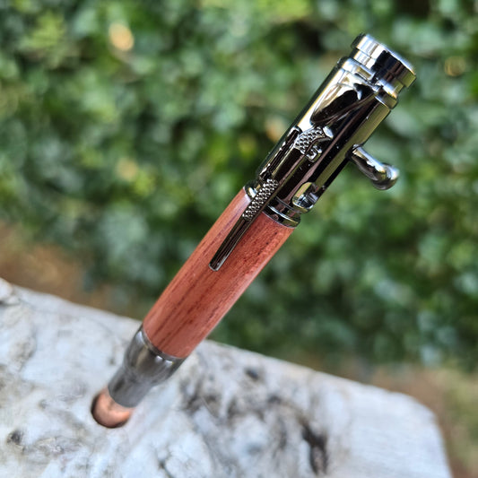 MINI Purple Heart Ned Kelly Style Pen