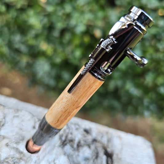 MINI Tasmanian Oak Ned Kelly Style Pen
