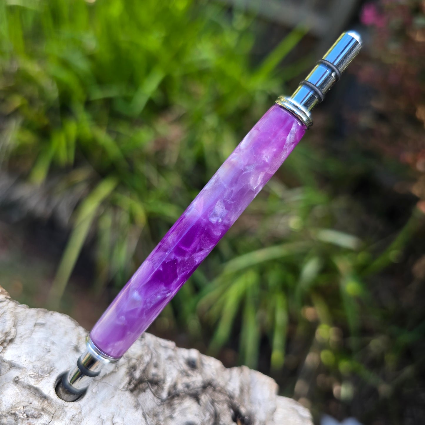 Acrylic Seam Ripper with Silver Trim