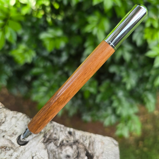 Goncalo Alves Chester Rollerball Pen with Silver Trim
