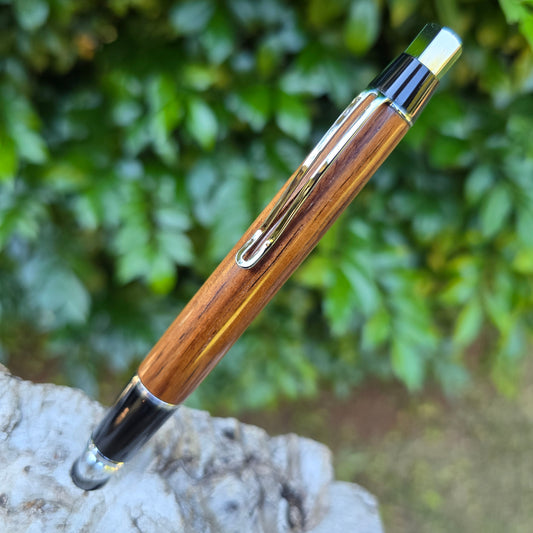 Blackwood Ashton Click Style Pen with Black/Silver Trim