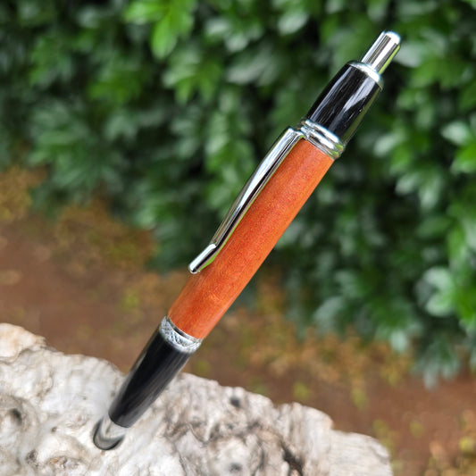 Blackwood Sierra Click Style Pen with Black/Silver Trim