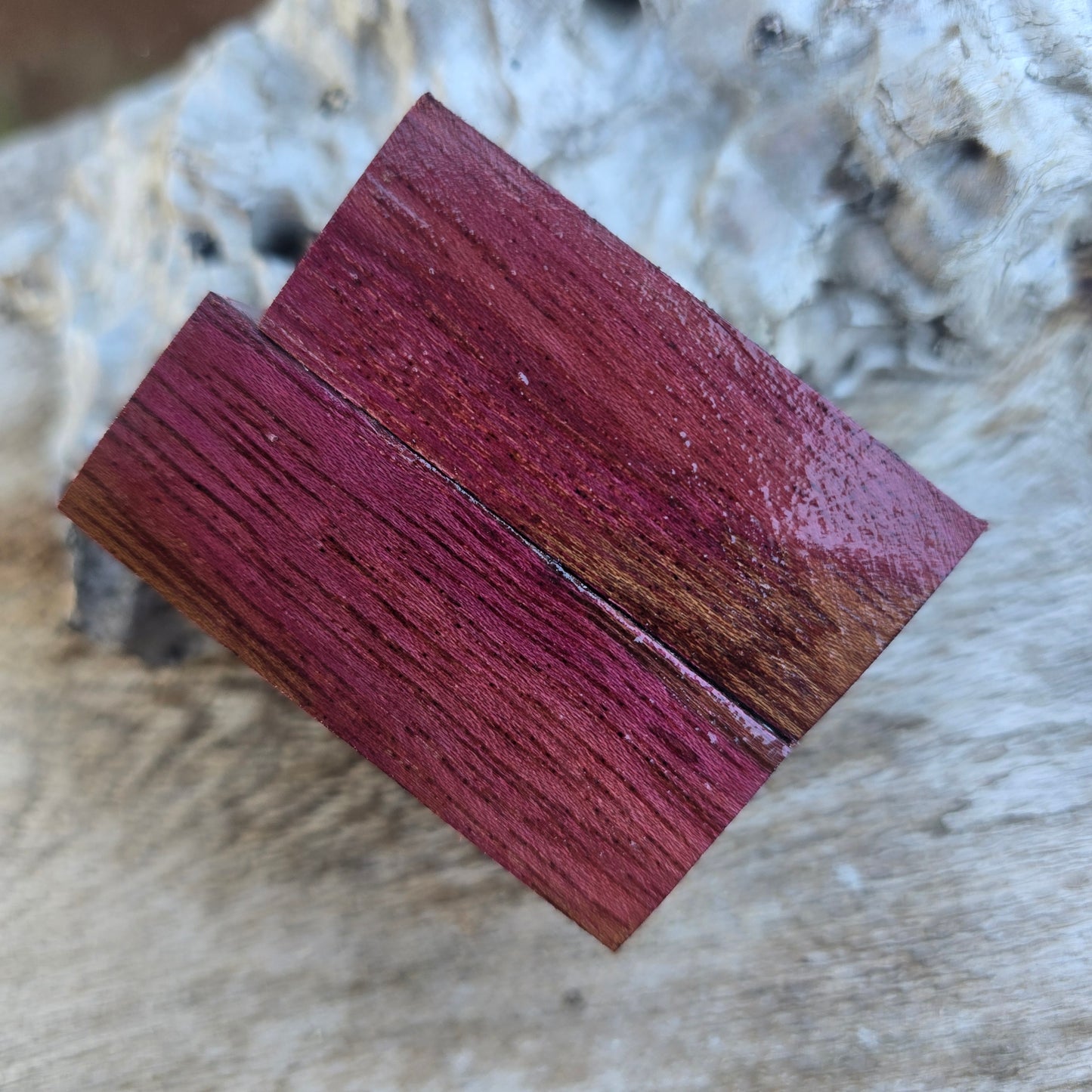 15/06/26 Live Turning - Purple Heart Cuban Twist Style Pen