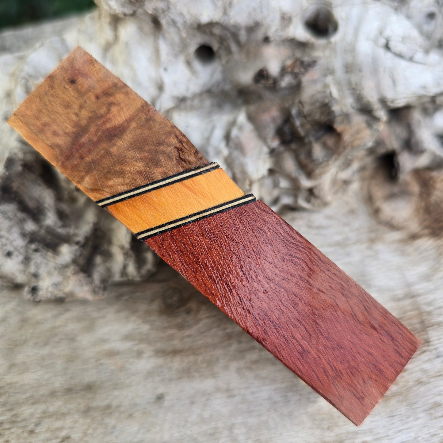 18/06/26 Live Turning - Burl/Huon Pine/Jarrah Magnetic Rollerball Pen