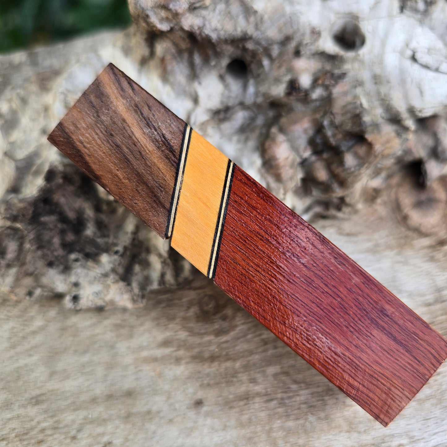 18/06/26 Live Turning - Black Walnut/Huon Pine/Jarrah Magnetic Rollerball Pen