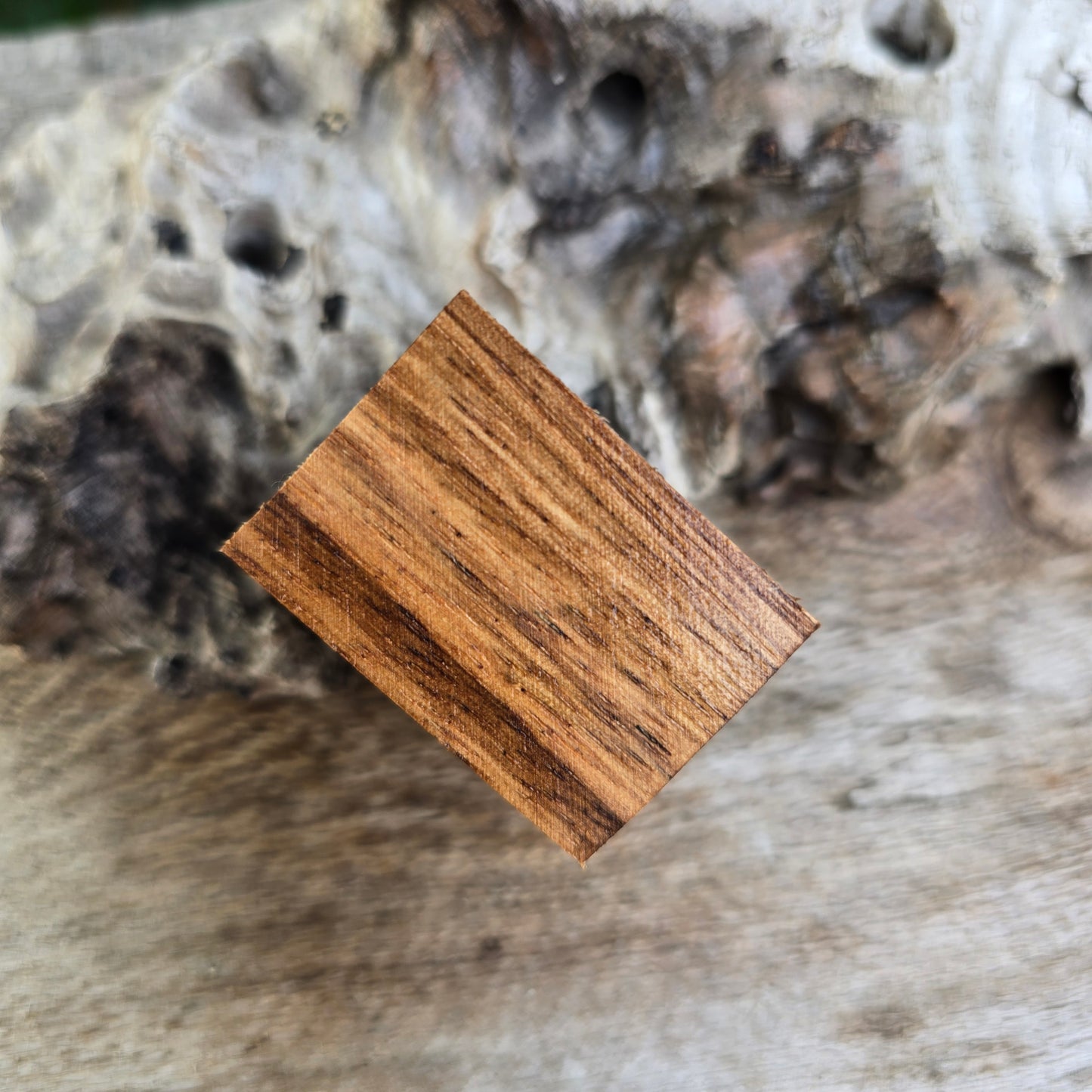 18/06/26 Live Turning - MINI Zebrano Ned Kelly Style Pen with NATURAL WAX FINISH