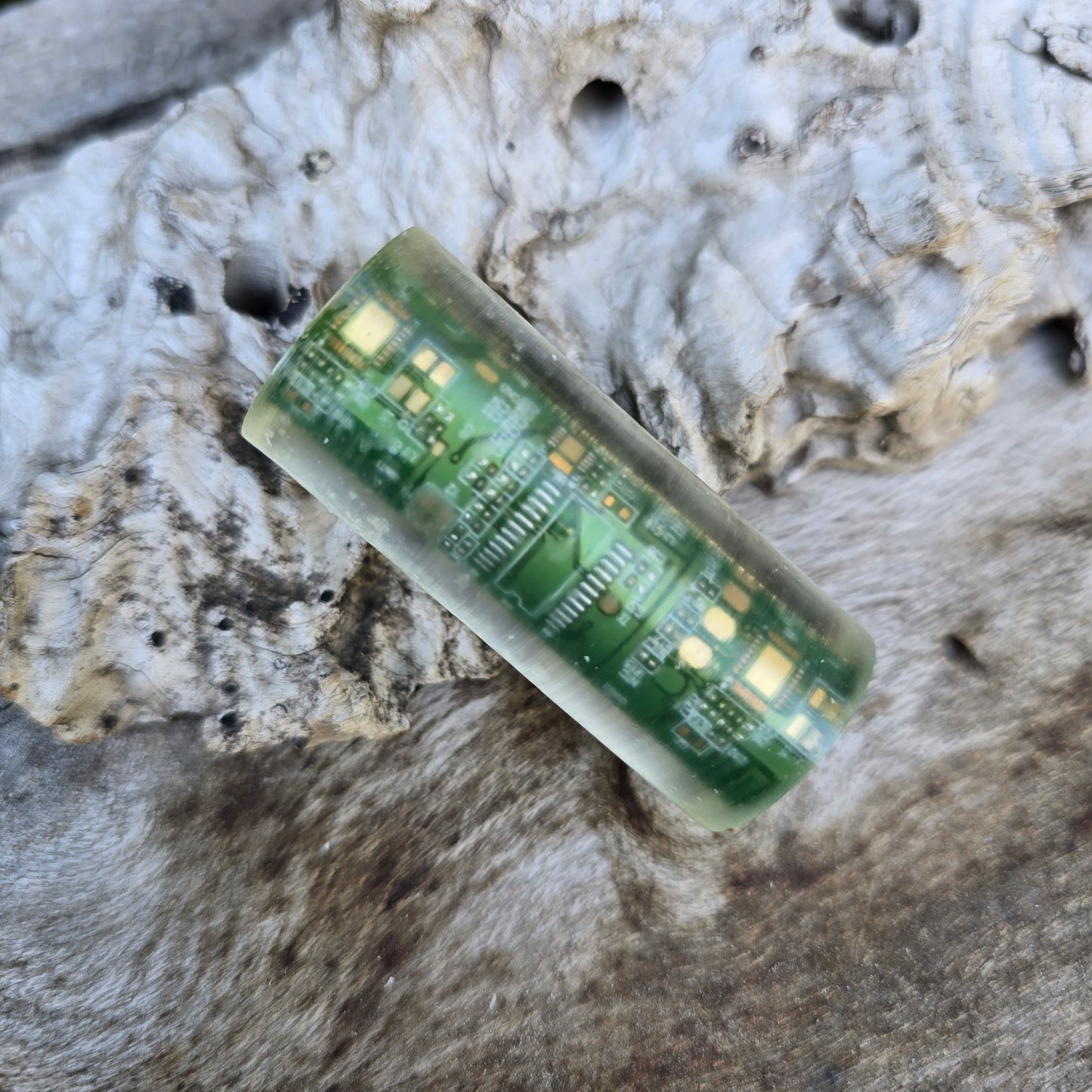 13/07/26 Live Turning - Computer Circuit Board Ned Kelly Style Pen