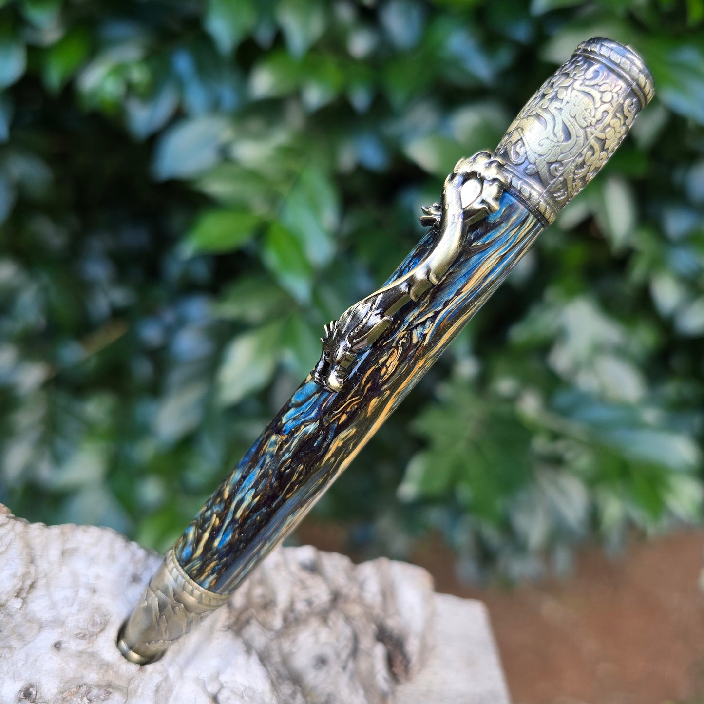 Blue Hemp Allure Dragon Twist Pen