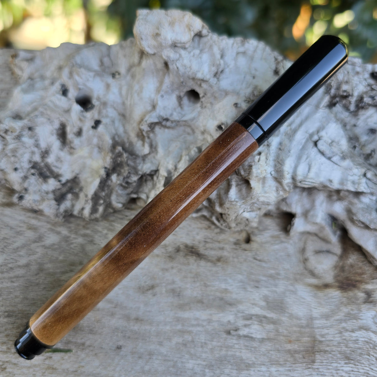 Claro Walnut Chester Rollerball Pen with Black Trim